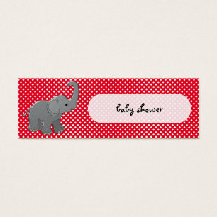 red baby elephant