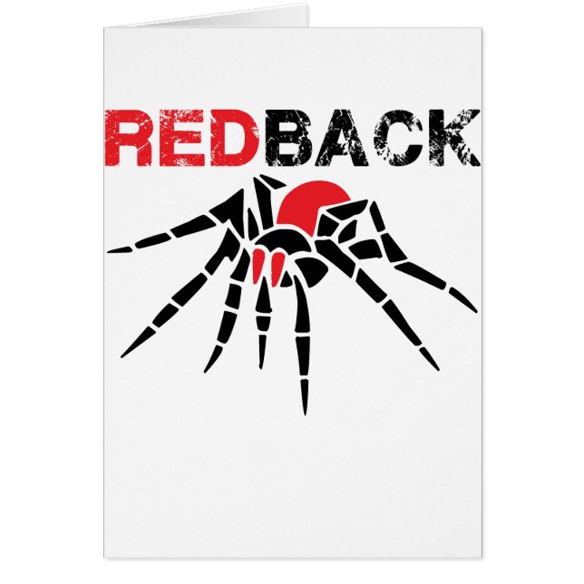 Red Back Spider (Front)