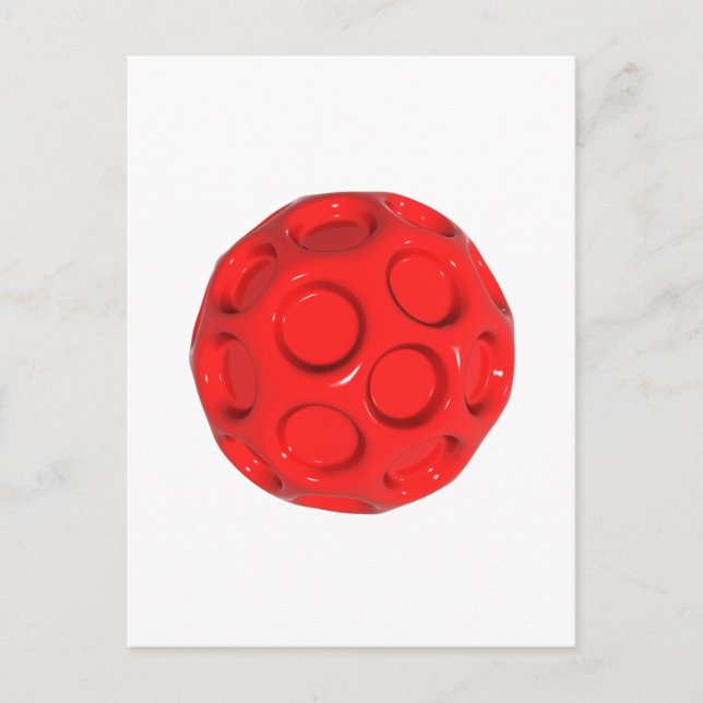 red ball postcard (Front)