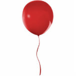 Red Balloon 1 Pin Photo Sculpture Badge<br><div class="desc">Photo sculpture pin of a bright red balloon. See the entire Valentine's Day Buttons & Pins collection in the SPECIAL TOUCHES | Party Favours section.</div>