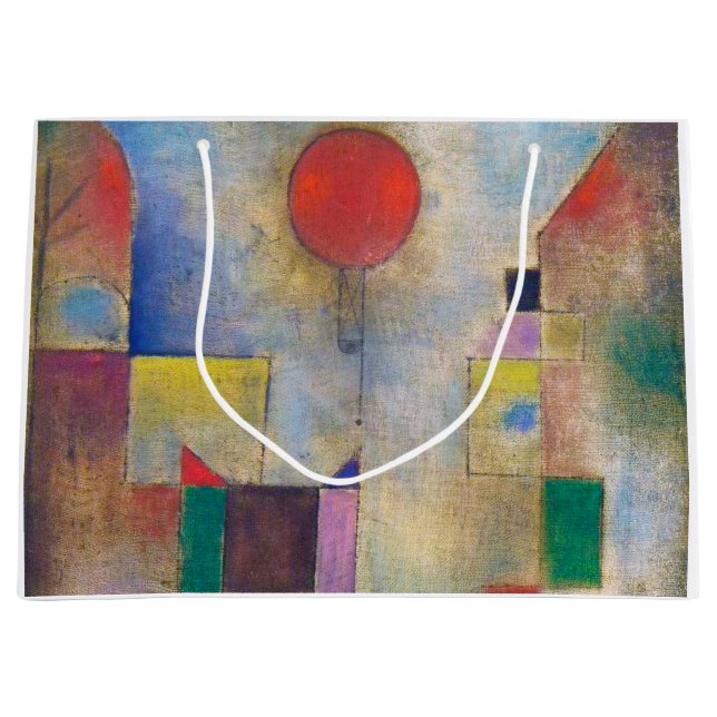 Red Balloon, Klee Large Gift Bag (Front)