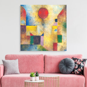 Red Balloon Paul Klee Canvas Print