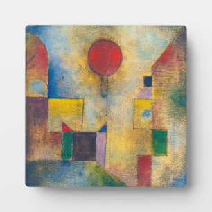 Red Balloon Paul Klee Plaque