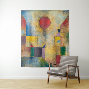Red Balloon   Paul Klee   Tapestry