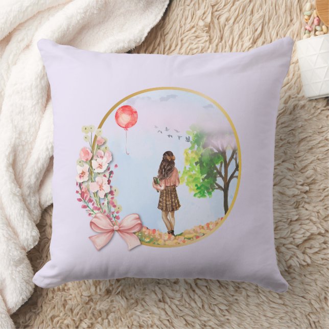Red Balloon Series | Afternoon Adventure Cushion (Blanket)