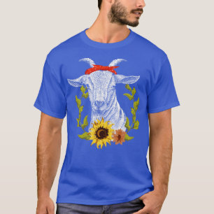 Red Bandanna Goat T-Shirt
