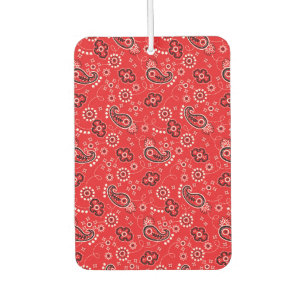 Red Bandanna Heart Car Gift Fun Air Freshener
