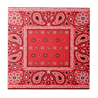 Red bandanna paisley bandanas country rap hip hop 