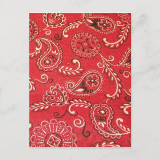 Red Bandanna Postcard
