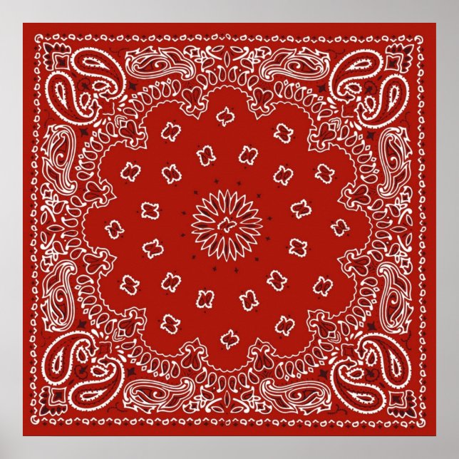 Red Bandanna Poster (Front)