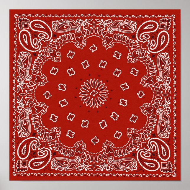 Red Bandanna Poster (Front)