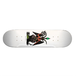 Red Baphomet Skateboard