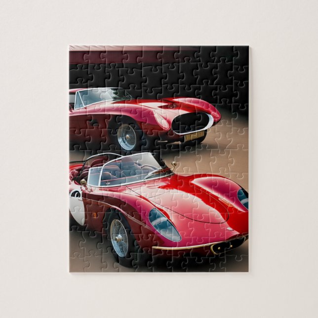 Red Barchetta Jigsaw Puzzle (Vertical)