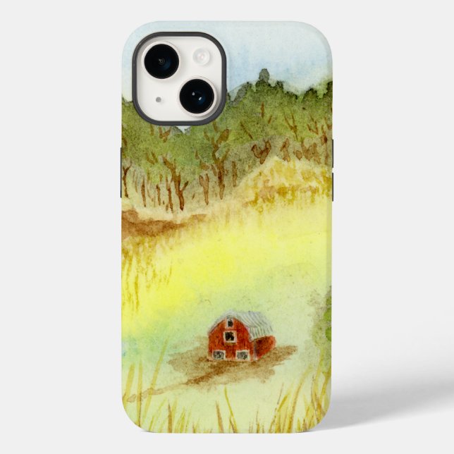Red Barn Case-Mate iPhone Case (Back)