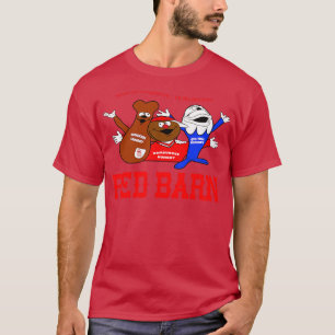 Red Barn Chicken Hungry Hamburger Big Fish Hungry T-Shirt