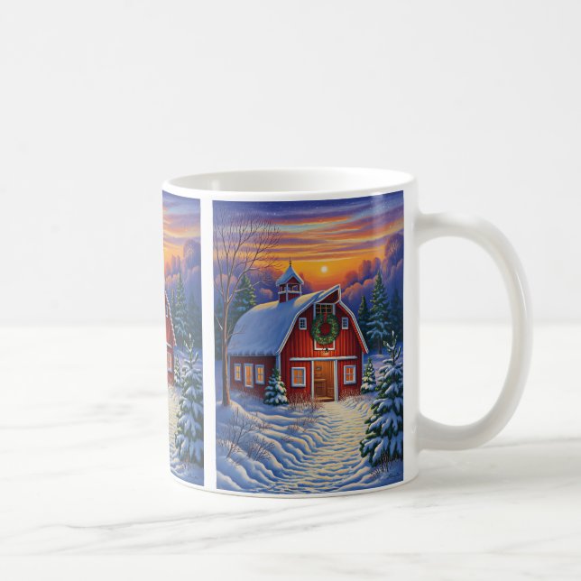 Red Barn Coffee Mug (Right)