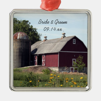 Red Barn Country Wedding Metal Tree Decoration