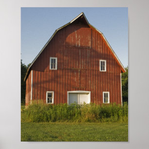 Red Barn Front Poster