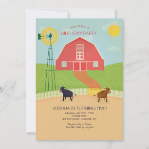 Red Barn Invitation