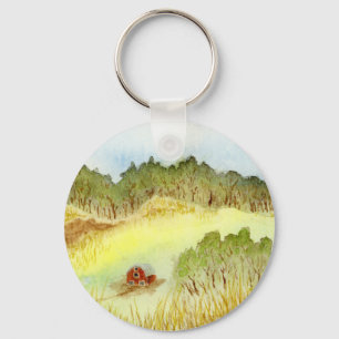 Red Barn Key Ring