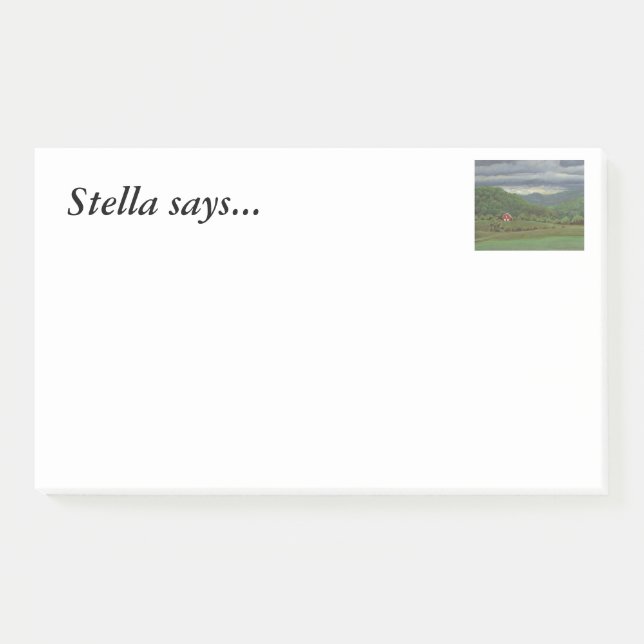 Red Barn Post-it Notes (Front)