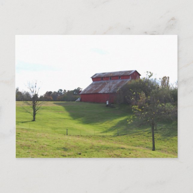Red Barn Postcard (Front)