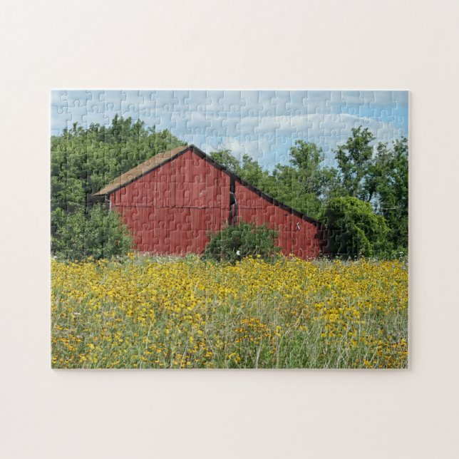 Red Barn Puzzle (Horizontal)