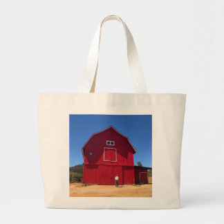 Red Barn — Rural Photography Jumbo Tote