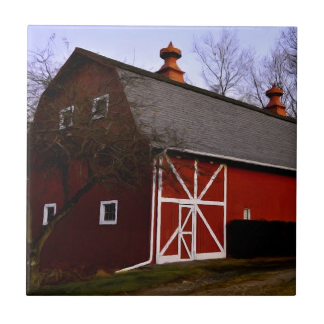 Red Barn Tile (Front)