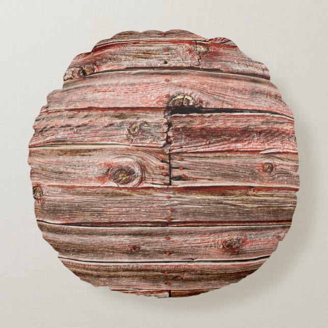 red barn wood pillow (Front)