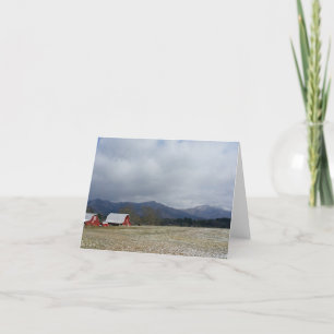 Red Barns Card