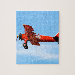 Red Baron Bi Plane Jigsaw Puzzle