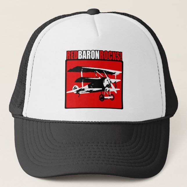 Red Baron Rocks! Trucker Hat (Front)