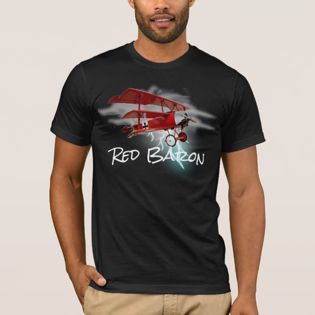 Red Baron's Fokker triplane T-Shirt (Front)