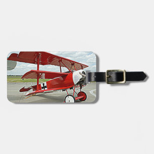 Red Baron's triplane Luggage Tag