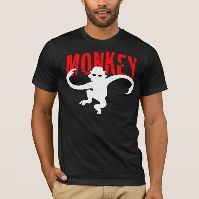 Red Barrel of Monkeys shirt (Front)