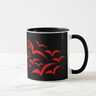 Red Bat Cloud Mug