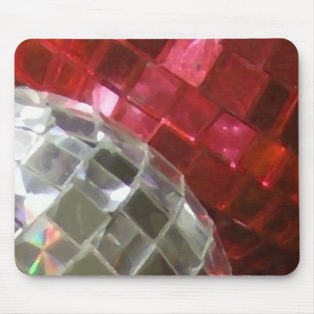 Red Baubles detail mousepad (Front)