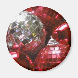 Red Baubles fridge magnet