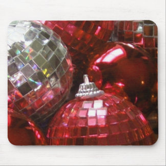 Red Baubles mousepad