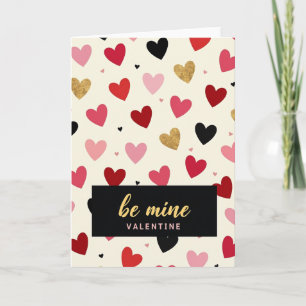 Red Be Mine Valentine Card