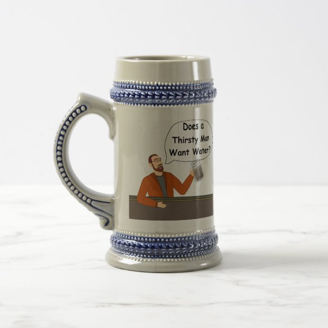 Red Beard Beer Stein (Left)