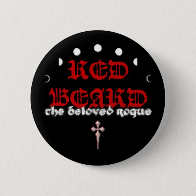 Red Beard button (Front)