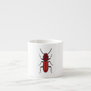 Red beetle espresso cup
