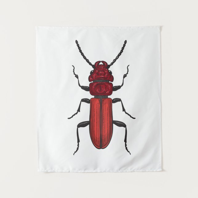 Red beetle tapestry (Front)