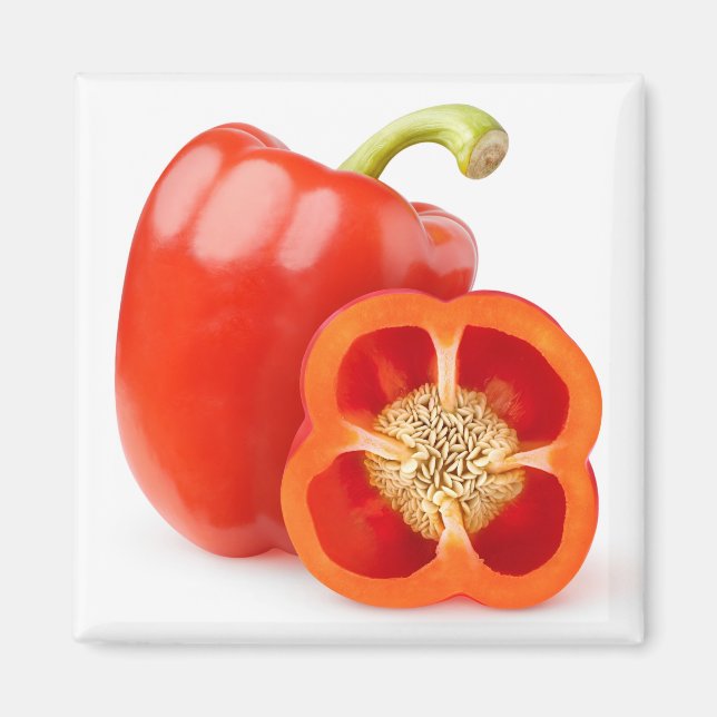 Red bell pepper magnet (Front)