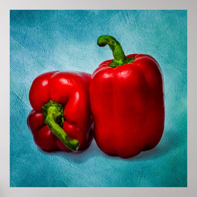Red Bell Peppers Poster (Front)