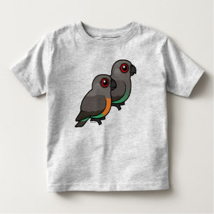 Red-bellied Parrot Pair Toddler T-Shirt