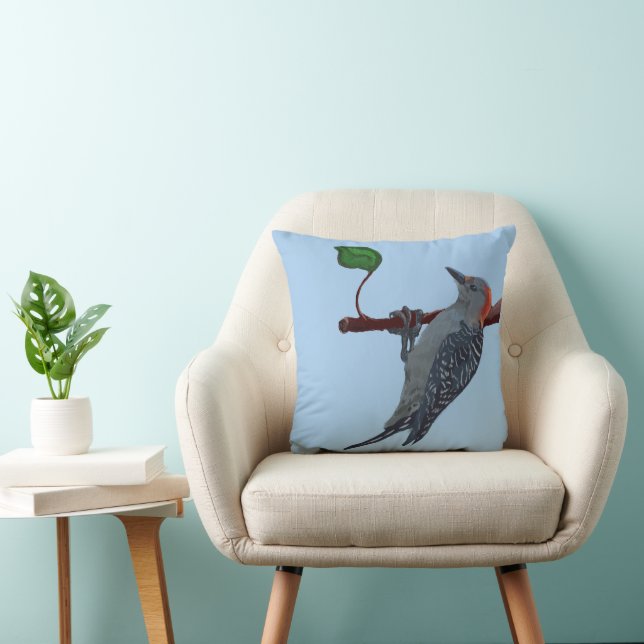 Red-bellied woodpecker cushion (Chair)