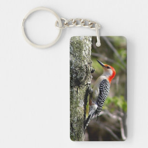 Red Bellied Woodpecker Key Ring